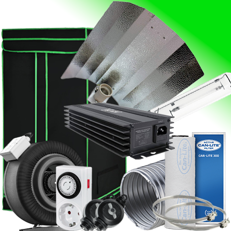 NDL Komplettset mit Top Preis-Leistung Growzelt Hochdrucklampe Abluft und Aktivkohlefilter
